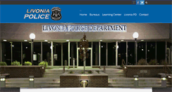 Desktop Screenshot of livoniapd.com